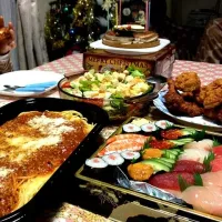 Snapdishの料理写真:Christmas dinner|Nonchanさん