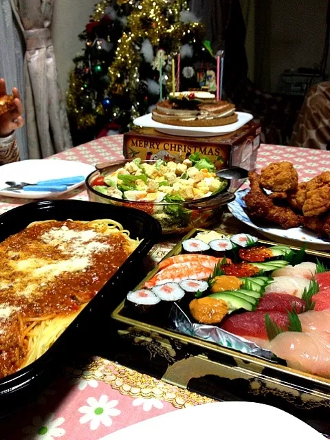 Snapdishの料理写真:Christmas dinner|Nonchanさん