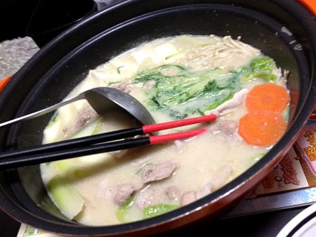 豆乳ごま鍋|よしみさん