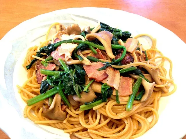 和風バター醤油パスタ|おいもさん