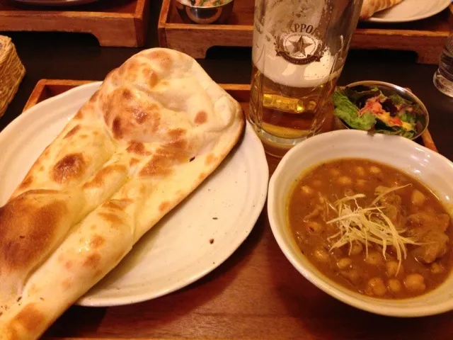 ひよこ豆と鶏のカレーで印度料理初め( ^ ^ )/■|西田寛さん