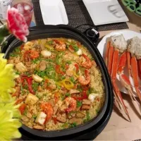 Snapdishの料理写真:パエージャ(paella)＆本ズワイガニ|Everyday eat a curry.さん