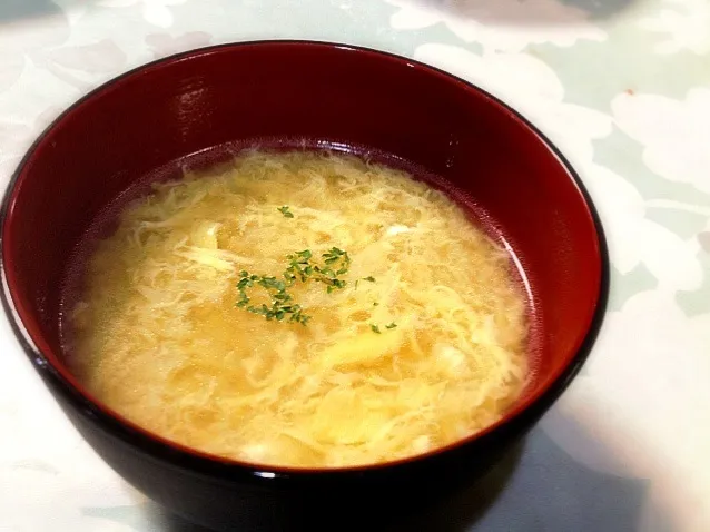 ふわとろ玉子の夜食スープ|玖牙( º﹃º *)さん