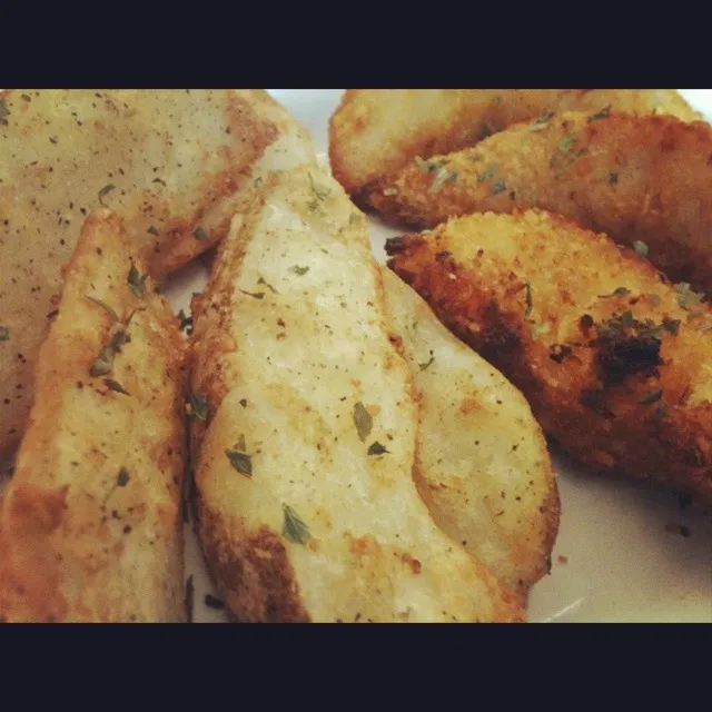 duo platter ! baked potato ft chicken chunks|melissa bintoroさん