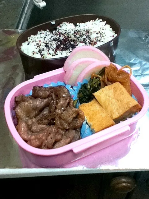 おれの弁当(年明け一回目)|ずいさん