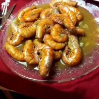 Snapdishの料理写真:Gambas en salsa|Rubén Valdiviaさん