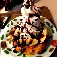 Snapdishの料理写真:Choco Banana Denish Special!!!|akaneさん