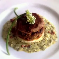 Beef Tenderloin Salsa Verde|andrea devinaさん