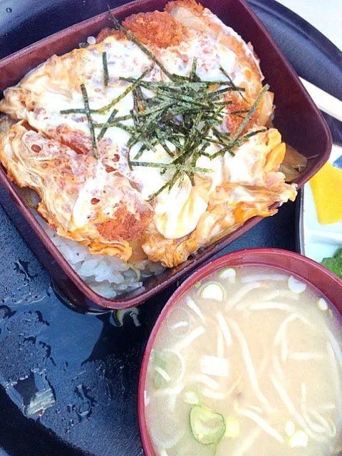 pork cutlet bowl♨カツ丼|🌈Ami🍻さん