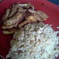 I made a orange chicken/teriyaki with fried rice.|Anthony Andersonさん