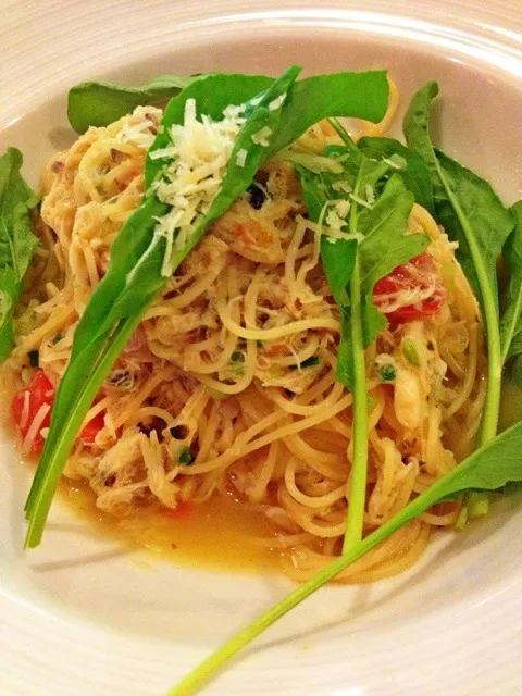 Snapdishの料理写真:Angel hair with crab|WRさん