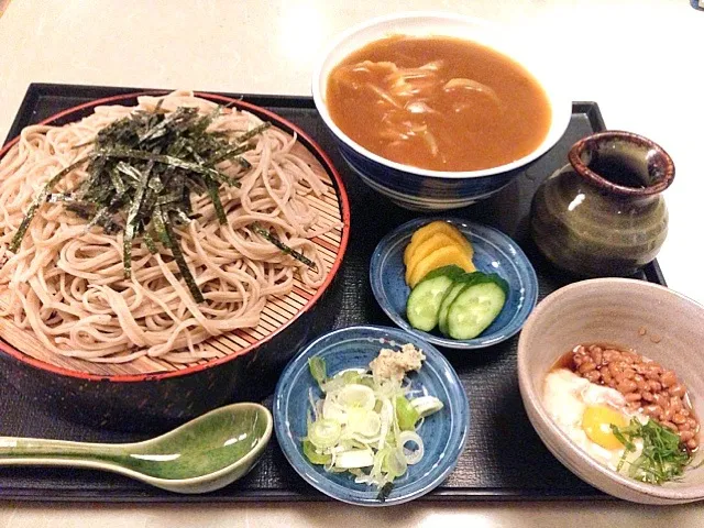 納豆そば&カレー丼|青木 理香さん