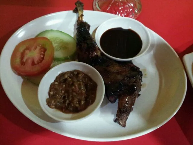 ayam panggang madu bebek dubes|bebek dubesさん