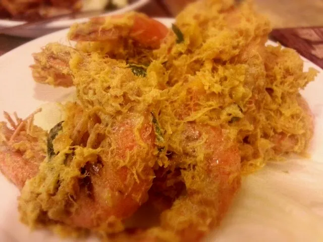 Prawns w salted egg yolk|AnnSeobieさん