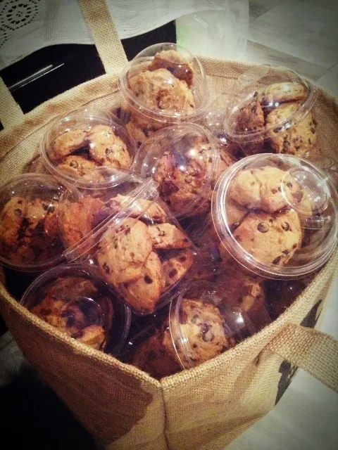 Soft baked overload chocolate chip cookies 🍪🍪🍪|Prae~*さん