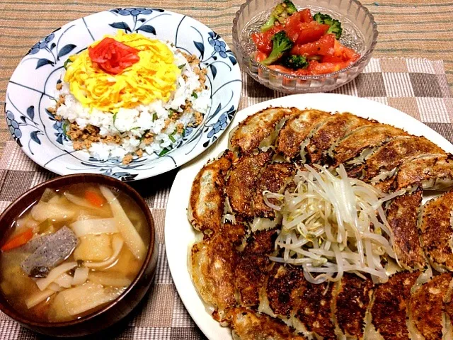 自家製浜松餃子の晩ご飯|満腹梅子さん