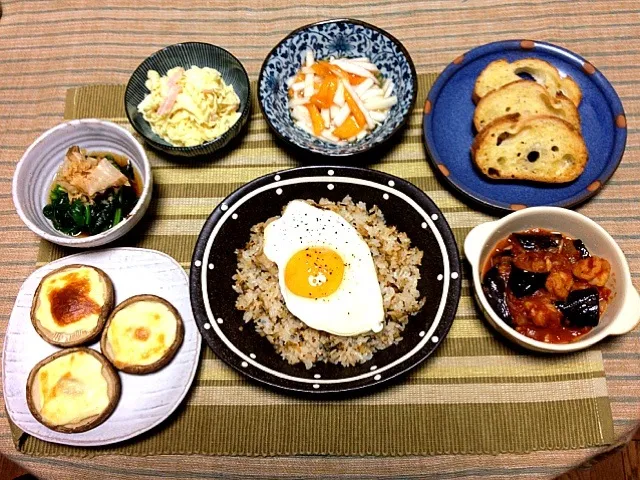 Snapdishの料理写真:晩ご飯|満腹梅子さん