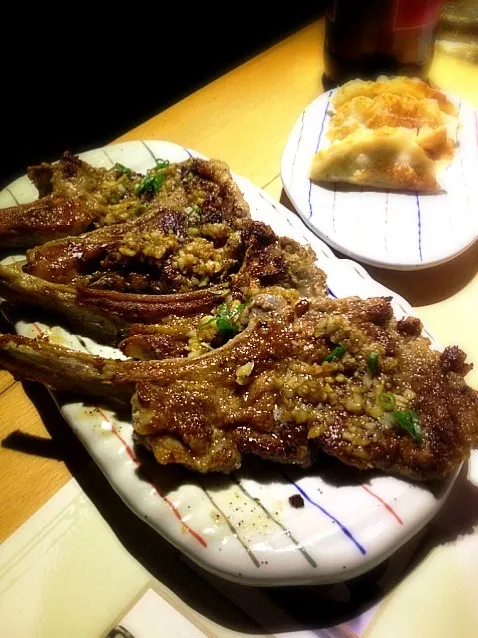 Grilled Lamb Chop w/ garlic..😘|Queenさん