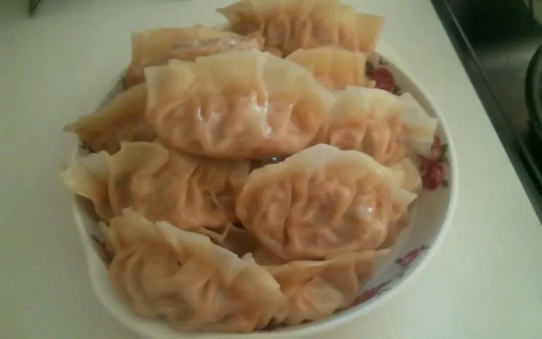 Snapdishの料理写真:korean style kimchi dumpling|박세원さん