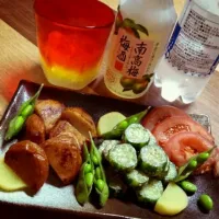 Snapdishの料理写真:つまみ|ganmoさん