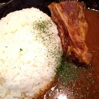 外で食べたカレー|なおきさん