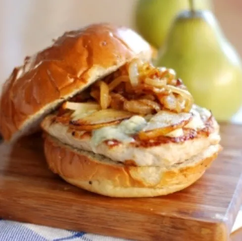 Roasted Pear Turkey Burger|Wityさん