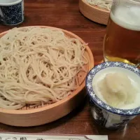 Snapdishの料理写真:浅草の十和田、暮坪そば。ツンとした辛味が特徴のおろしかぶ|hitoshiさん