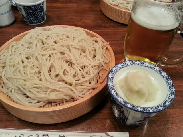 Snapdishの料理写真:浅草の十和田、暮坪そば。ツンとした辛味が特徴のおろしかぶ|hitoshiさん