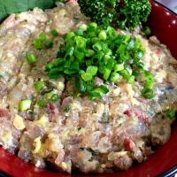 アジなめろう丼