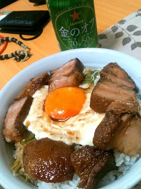 自家製チャーシュー丼|ちゅこさん