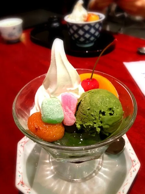 Matcha icecream parfait|PhUnGさん