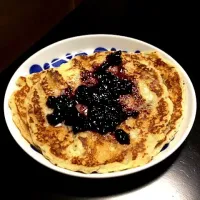 Snapdishの料理写真:とろけるパンケーキ|yokotyさん