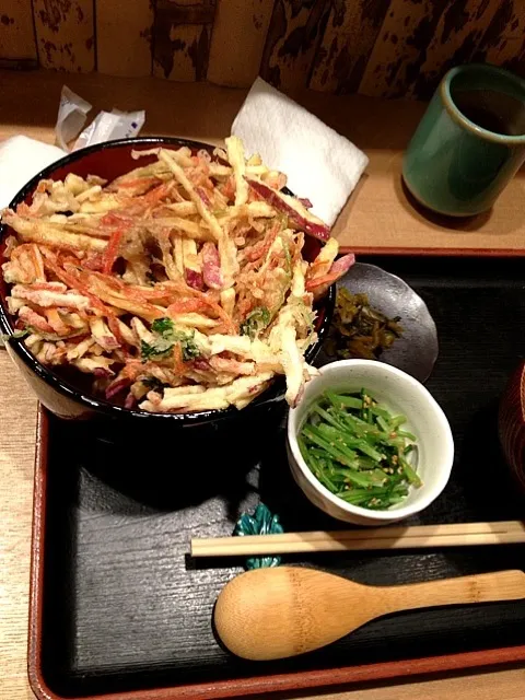 京都 かきあげ丼|酢飯さん