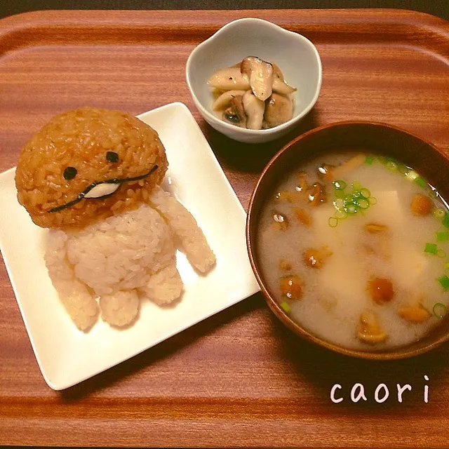 なめこさんとなめこの味噌汁♪|caoriさん