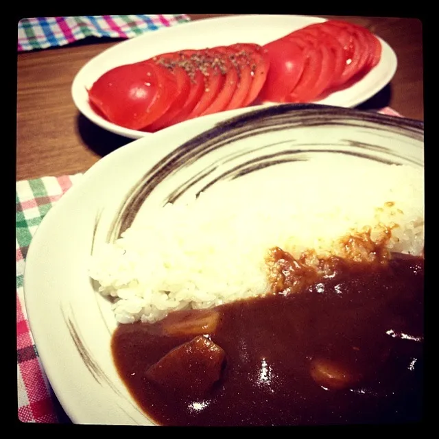 【今夜のオイラご飯】ポトフか〜ら〜の〜カレー🎶大人用は辛口にスパイス追加。滝汗でリフレッシュ。|takuya KAWANOさん