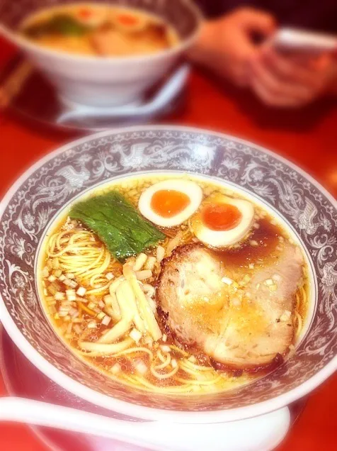 Snapdishの料理写真:レイクタウンのアウトレット 味玉醤油ラーメン|a☆さん