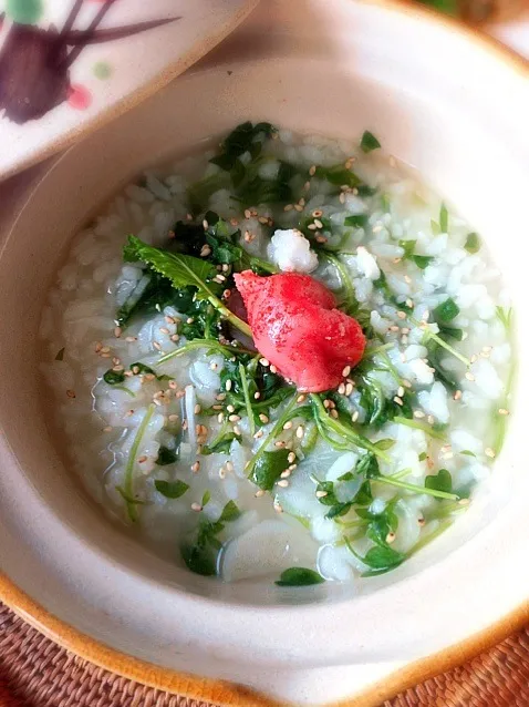 Rice porridge of seven herb 🌿七草粥|🌈Ami🍻さん