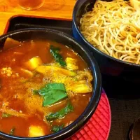 Snapdishの料理写真:豚骨カリーつけ麺|Que Katohさん