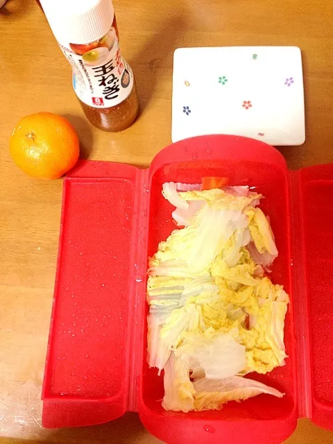 Snapdishの料理写真:蒸し野菜 みかん|ともさん