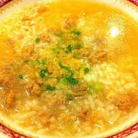 Snapdishの料理写真:Rice congee mixed with meat|Elanez Alshainさん