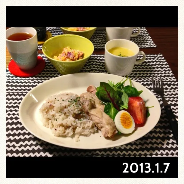 Snapdishの料理写真:晩ご飯|♡Ayumi♡さん