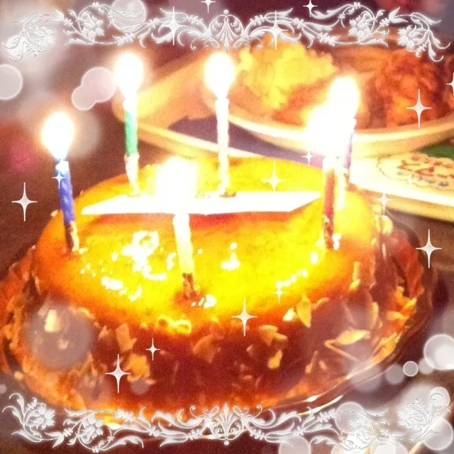 お誕生日🎉チーズケーキ@ボングー亀川店|reiさん