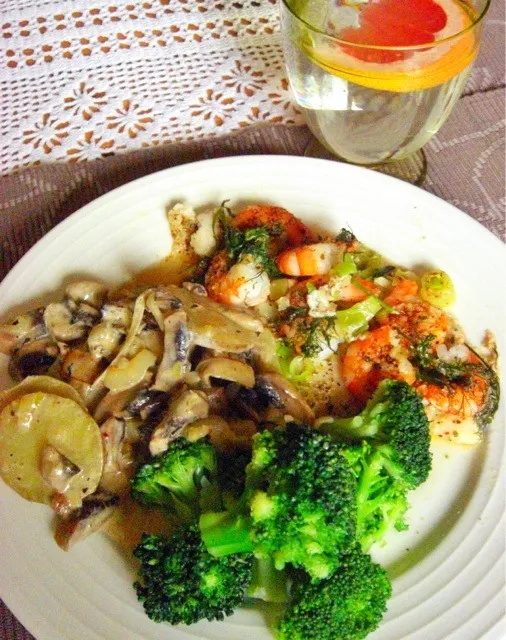 Sole & Prawns with Smothered Potatoes! Yes!|Tricia Bouttéさん