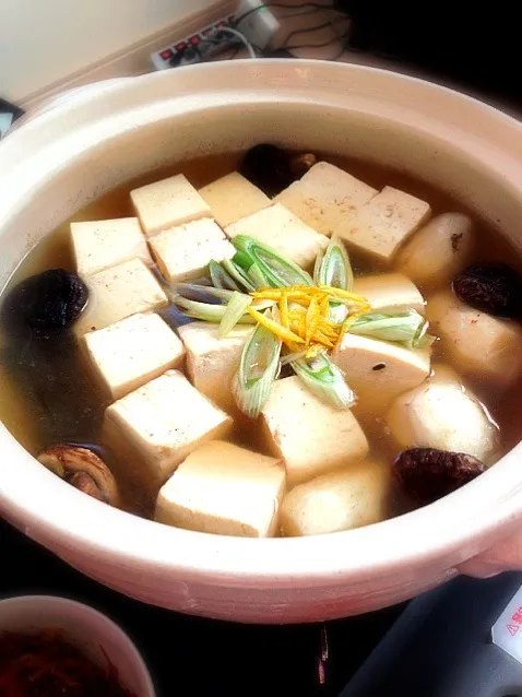 豆腐消費の湯豆腐っふー(´∀` )♪|にゃふ。さん