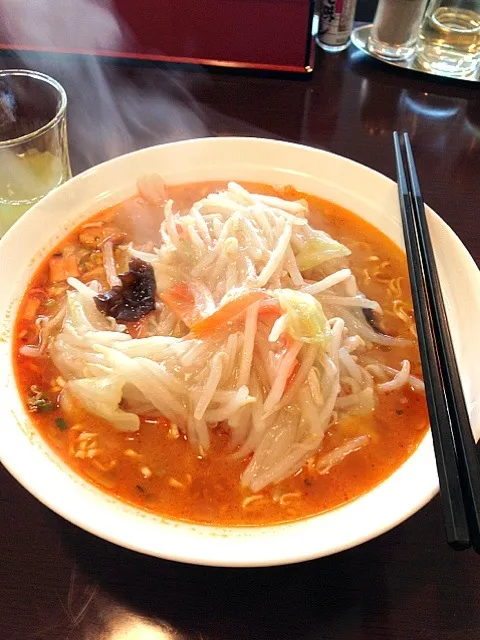 サンマーカップめん（旨辛キムチ）inペンちゃんラーメン|ponnaoさん