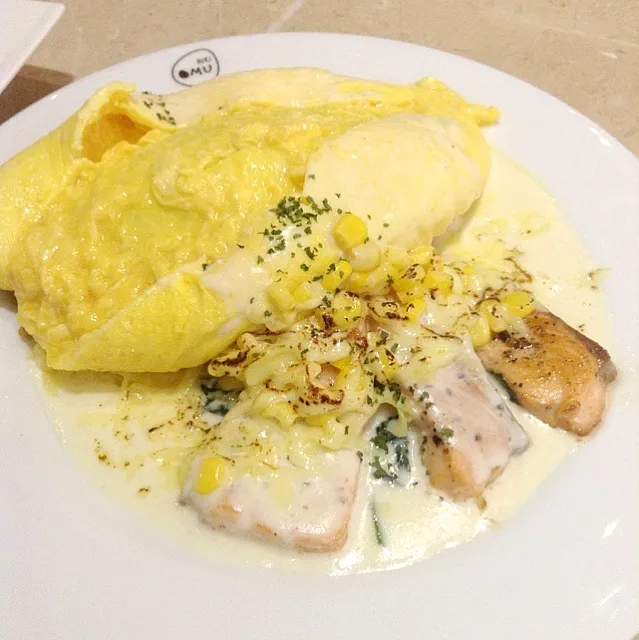 Cream salmon Omurice|Rojd Hikaruさん