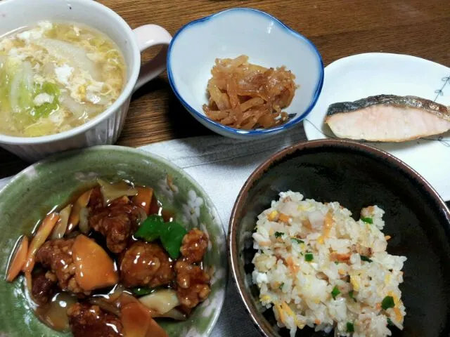 酢豚で晩御飯！|シェリリンさん