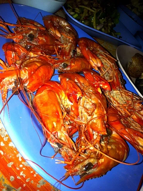 กุ้งอบเกลือ|rujiraさん