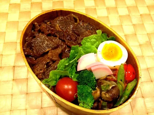 Snapdishの料理写真:牛焼肉弁当|masakoさん