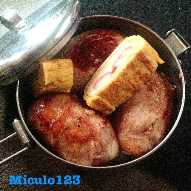 肉巻きおにぎり弁当|いつみさん